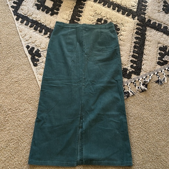 Inherit Teal Gwen Maxi skirt corduroy material - Picture 3 of 7